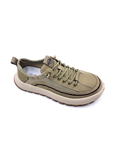 Guja 26y514 Erkek Tekstil Lastikli Kalın Taban Sneaker Ayakkabı Haki