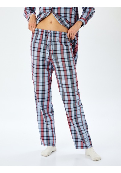 Koton Rahat Kalıp Ekose Desenli Pamuklu Pijama Altı Mavi Ekose 5wlk50016mw Mavi Ekoseli Mavi Koton Rahat Kalıp Ekose Desenli Pamuklu Pijama Altı Mavi Ekose 5wlk50016mw Mavi Ekoseli Mavi
