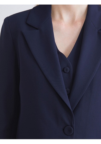 Lcwaıkıkı Classic Lacivert Kadın Blazer Ceket