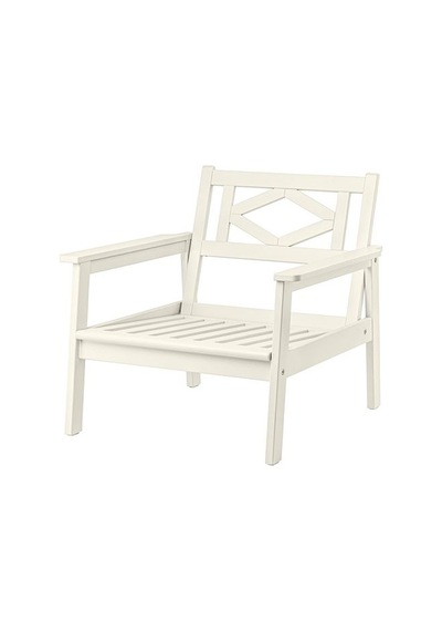 Ikea Bondholmen Tekli Bahçe Koltuğu, Beyaz-bej