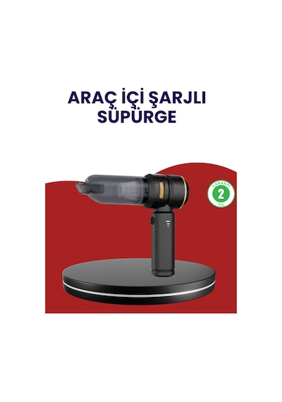 Yüksek Performanslı Araç İçi El Süpürgesi