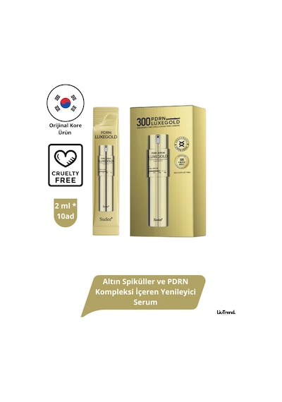 Sudee Luxegold Pdrn 300 Renewal Serum 2 Ml 10 Adet Altın Spiküller Ve Pdrn Lifting Serum