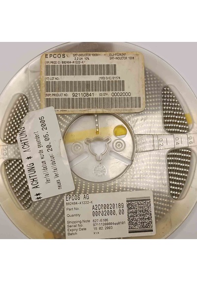B82494-a1222-k 2,2uh 1210 Epcos Smd Bobin 50 Adet