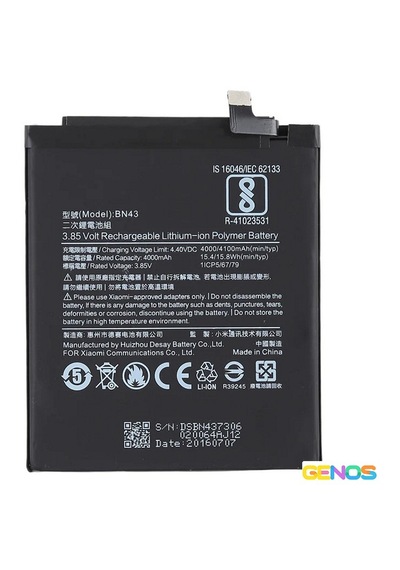 4000mah Bn43 Xiaomi Redmi Note 4x Uyumlu Batarya Sk521166