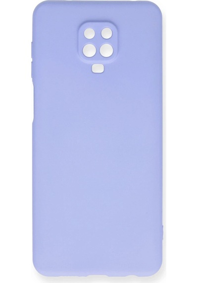 Newface Xiaomi Redmi Note 9 Pro Kılıf Nano İçi Kadife Silikon Semeglbl - 34 - Lila
