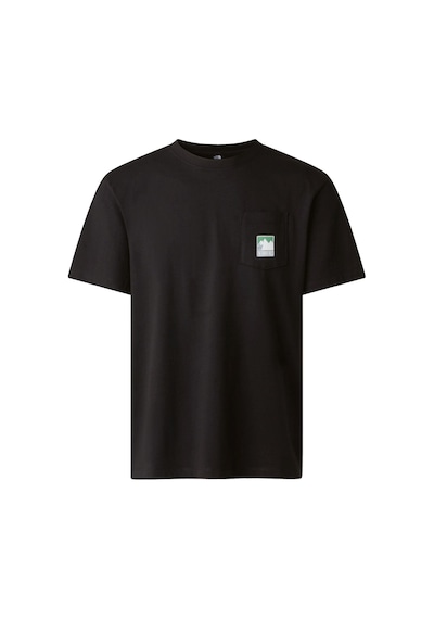 The North Face M Mountaın Logo Rlx Ss Tee-graphıc Erkek Tişört Nf0a8guujk31 Siyah
