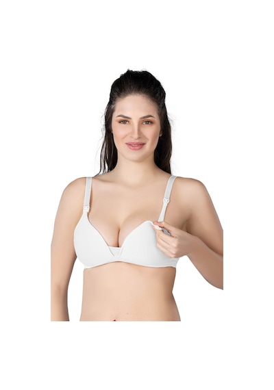 Emay Mı 1422 Modal Cotton Kaplı Emzirme Sütyen Beyaz