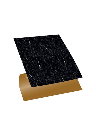 Tink Kendinden Yapışkanlı Siyah Mermer Desenli Pvc Karo 30x30 Cm
