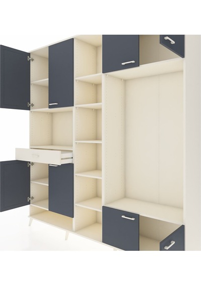 Hyperion Dolap 12 Raflı Tek Çekmeceli 8 Kapaklı 220x44x243 Aytaşı-antrasit/aytaşı Antrasıt/aytası Hyperion Dolap 12 Raflı Tek Çekmeceli 8 Kapaklı 220x44x243 Aytaşı-antrasit/aytaşı Antrasıt/aytası