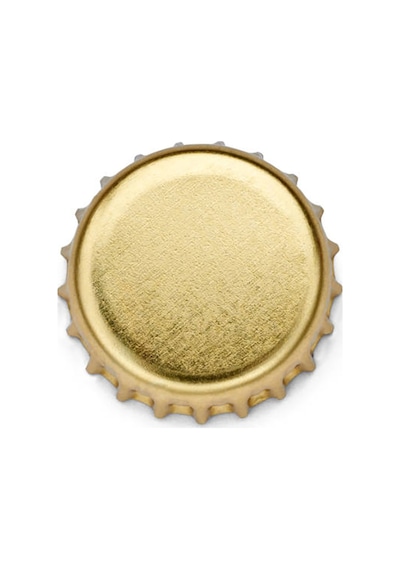 Soda Gazoz Bira Konserve Şişe Kapağı Taç Metal Kapak 250 Adet Gold