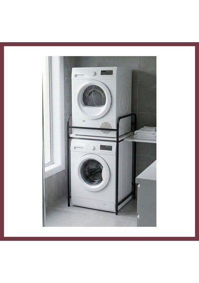 Storeşahin Çamaşır Makinesi Rafı Metal Siyah 66 Cm Shn0720