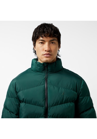 Nautica Erkek Yeşil Mont Düz J47015t Yeşil