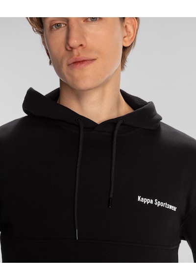 Kappa Authentic Theo Erkek Siyah Regular Hoodie
