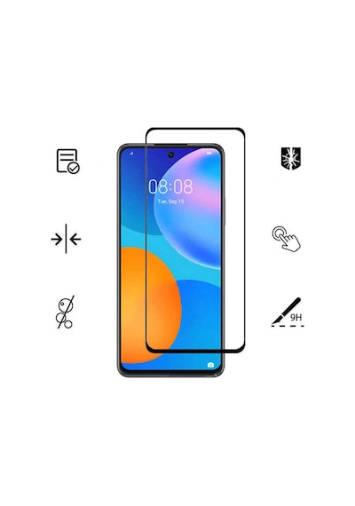 Huawei P Smart 2021 Uyumlu Nxxa Kenarları Kırılmaya Dayanıklı Cam Ekran Koruyucu