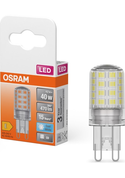 Osram Led 4.2w 4000k 470lm G9 Duy Kırık Beyaz Işık Ampul
