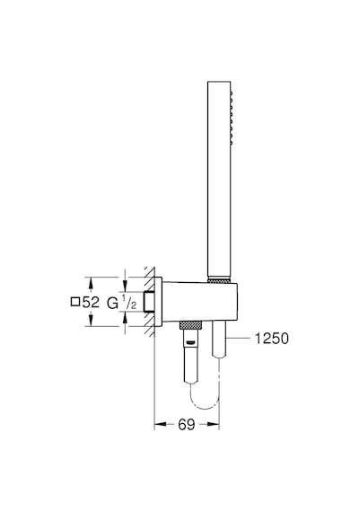 Grohe Euphoria Cube Stick Duş Seti 26405000