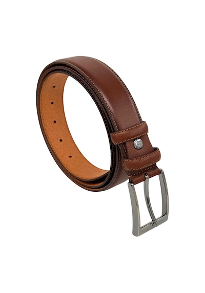 Süzer Deri 3.5 Cm. Klasik Hakiki Deri Dikişli Model Düz Renk Erkek Kemer Açık Kahverengi Açık Kahverengi