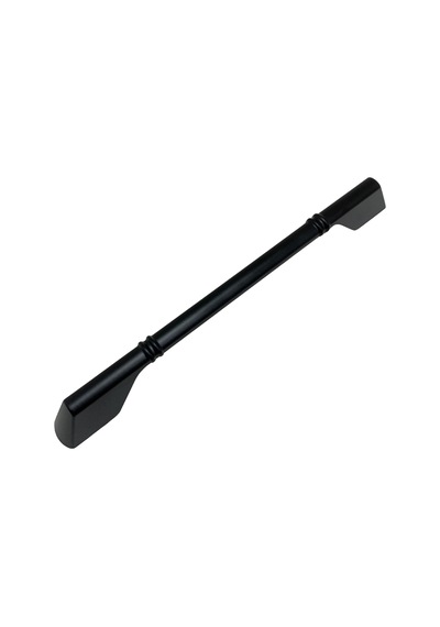 Saroz Düz Siyah Metal Dolap Kulpu Mobilya Ve Mutfak Dolap Kulpu Siyah 160-192mm 2 Adet Siyah