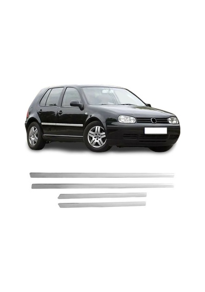 Volkswagen Golf 4 Krom Kapı Çıtası Tk 1998-2005 Paslanmaz Çelik N11.284
