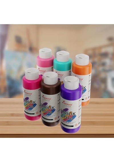 Tamamlayıcı Renkler Akrilik Boya 6'lı Set 6x120 Ml