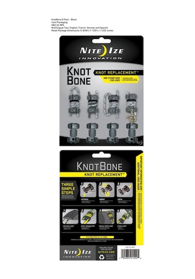 Nite-Ize Knotbone No3 8pack Çok Renkli