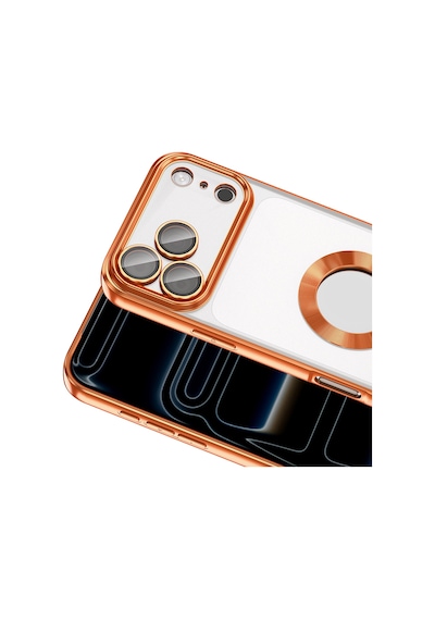 Apple iPhone Uyumlu 17 Pro Max Kılıf Kamera Lens Korumalı Logo Gösteren İnce Hafif Pazarplus Lila