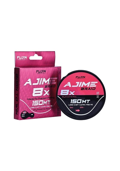 Fujin Ajime Braid 8x 150mt Pink İp Misina 0,08 MM
