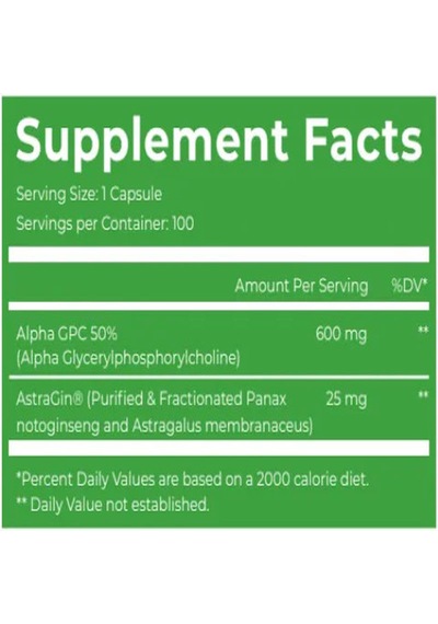 Dark Labs Alpha Choline Gpc 600 Mg 100 Caps Aromasız