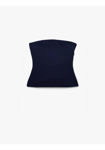 Koton Krep Scuba Kumaş Drape Detaylı Asimetrik Straplez Üst Lacivert 5sak10017ek Lacivert Koton Krep Scuba Kumaş Drape Detaylı Asimetrik Straplez Üst Lacivert 5sak10017ek Lacivert