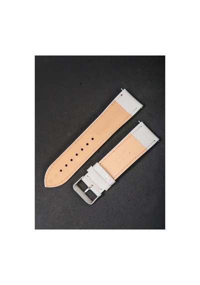 Hakiki Deri 24mm Akıllı Pimli Saat Kordonu Gri 62720763