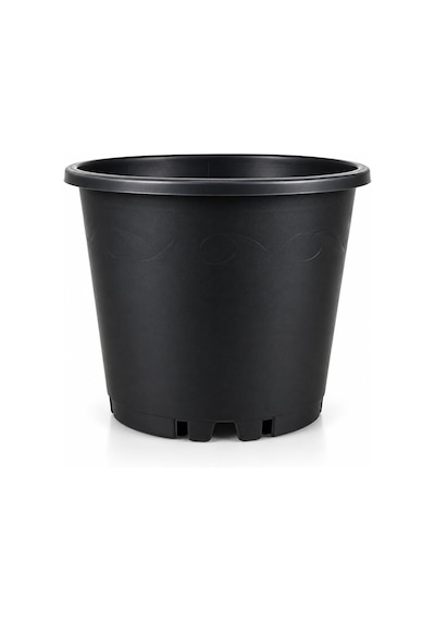 3l Üretim Saksısı Ø16 Siyah Plastik Saksı Fidan, Çiçek, Yetiştirme Kabı