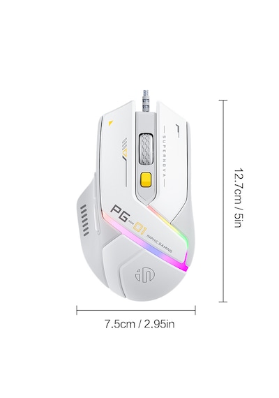 Inphıc Pg1 Rgb Kablolu Gaming Mouse 12800 Dpı