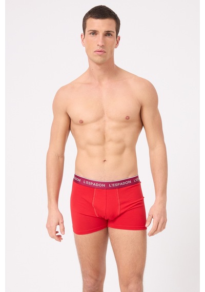 L'espadon Maritime Elite Koleksiyonu Erkek Boxer Şort -3253 Kırmızı