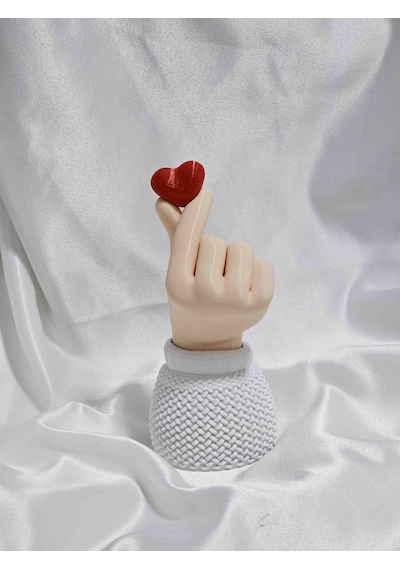 Kalpli El Biblo Dekoratif Hediyelik - Dekoratif Biblo Ve 3d Maket Obje 14cm