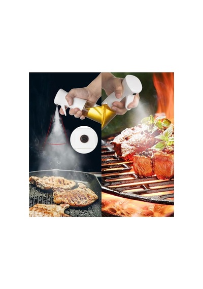 1 Adet Air Fryer Yağ Sprey Airfryer Için Yağdanlık Yağlık Sirke Zeytinyağ Püskürtücü Cam Şişe,şeffaf Çok Renkli