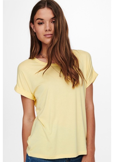 Only Bayan T Shirt 15106662 Açık Sarı Açık Sarı