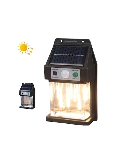 Güneş Enerjili Duvar Lambası Yx-666 3w Bx40
