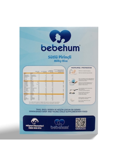 Bebehum Sütlü Pirinçli Kaşık Maması 400 G