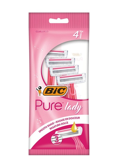 Bic Pure 3 Lady 3 Bıçaklı Kadın Tıraş Bıçağı 4'lü - 8 Adet Tarı