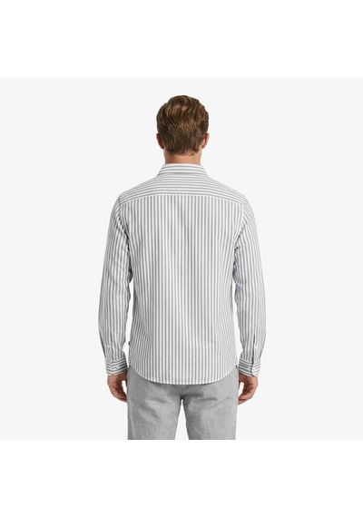Nautica Erkek Lacivert Regular Fit Çizgili Gömlekçizgiliw65541t