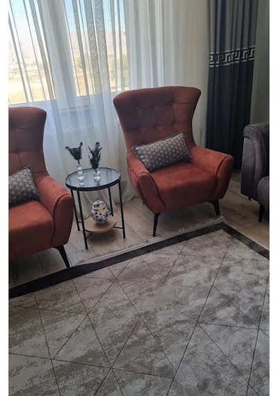 Nordic Yan Sehpa Temperli Cam 40 Cm Demonte Çizilmez Kırılmaz Metal Çerçeve Raflı Minimalist Sehpa - Atlantik Çam Atlantik Çam
