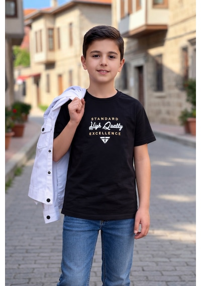 Pina Kids Erkek Çocuk Çıtçıtlı Gömlek Tişört Üst Takım Beyaz