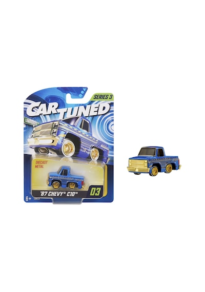 Adore Oyuncak Cartuned S3 1987 Chevy C10 - Mavi Lowrider Araba Ict526681 Mavi