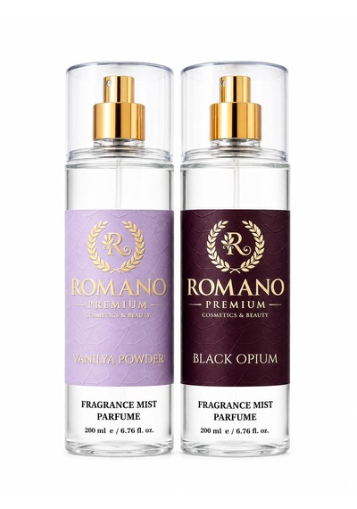 Vanilya Powder-black Opium İkili Set Vücut Spreyi 200 Ml Kalıcı Yüksek Esans