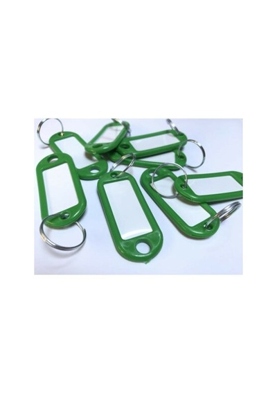 100 Adet Plastik Anahtarlık N11.1365