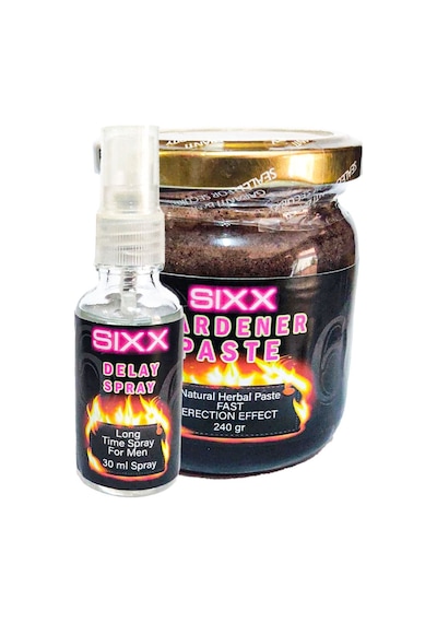 Sıxx Delay30 Mlsprey + Erkeklere Ekstradestek Özel Performansmacunu240 Gr
