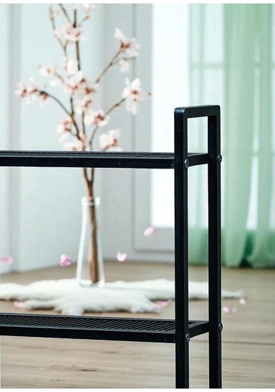 Dekoratif Siyah Metal Kitaplık 5 Raflı 2 Çekmeceli Komidin Çok Amaçlı Stand Organizer Diğer Dekoratif Siyah Metal Kitaplık 5 Raflı 2 Çekmeceli Komidin Çok Amaçlı Stand Organizer Diğer