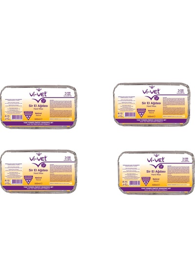 Vi-Vet Natürel Kalıp Sir Ağda 500 ML x 4