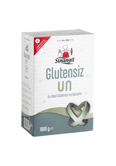 Sinangil Glutensiz Un 1 Kg - Çölyak Dostu Hamur İşleri İçin 4'li Avantaj Paketi Mıchu