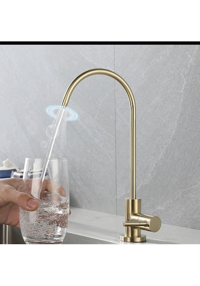 Su Arıtma Musluğu Mat Gold Yeni Ankastre Model Ithal